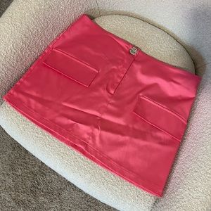 Zara Satin Mini Skirt
